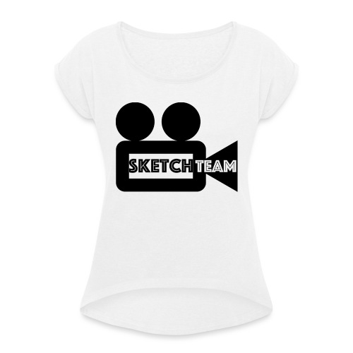SketchTeam Logga T-shirt - T-shirt med upprullade ärmar dam