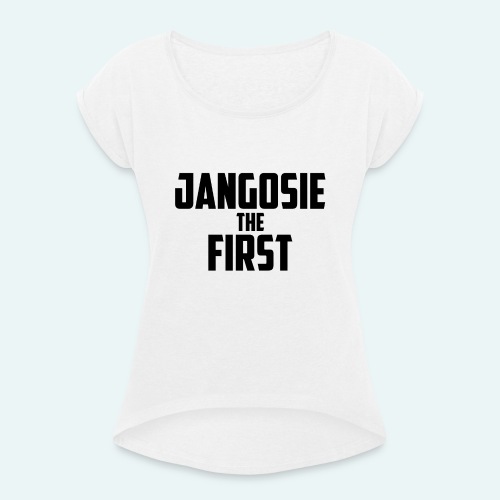 jangosiethefirst pet - Vrouwen T-shirt met opgerolde mouwen