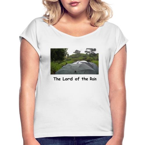 The Lord of the Rain - Neuseeland - Regenschirme - Frauen T-Shirt mit gerollten Ärmeln