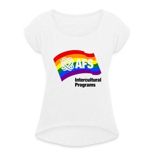 AFS Pride Edition - Frauen T-Shirt mit gerollten Ärmeln