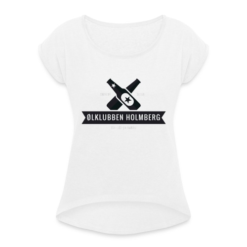 Øl-forkle - T-skjorte med rulleermer for kvinner