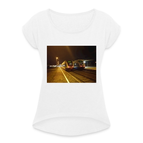 Br 646 - Frauen T-Shirt mit gerollten Ärmeln
