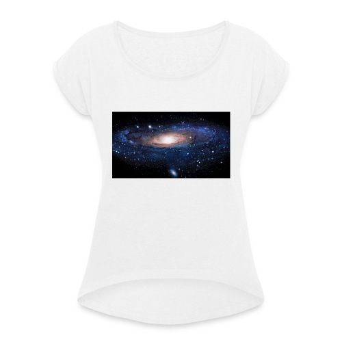 Galaxy - T-shirt à manches retroussées Femme