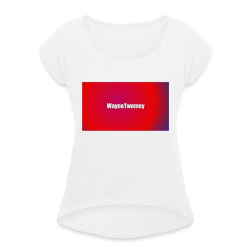 Logo - Women's T-Shirt with rolled up sleeves