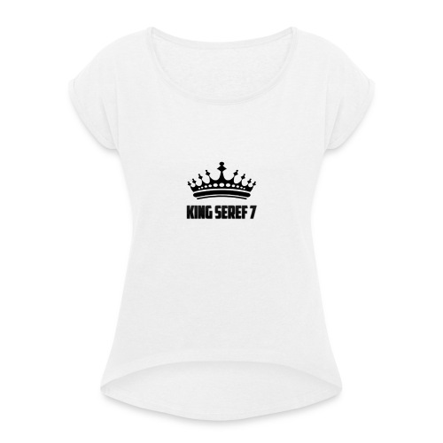 King Shirt - Vrouwen T-shirt met opgerolde mouwen
