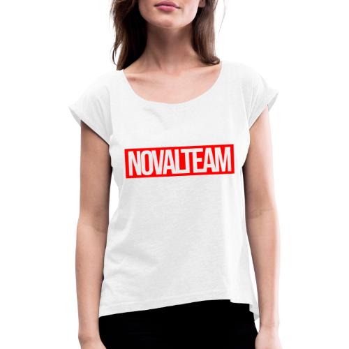 Noval Cinematic Universe - T-shirt à manches retroussées Femme