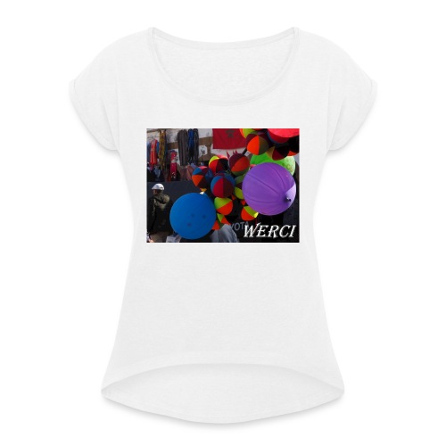 Balloons by werci brand - T-shirt à manches retroussées Femme
