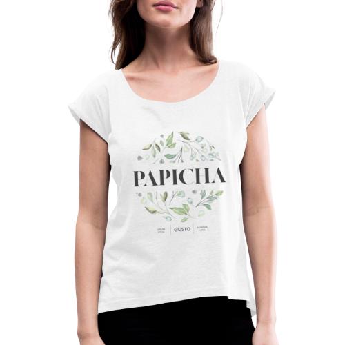 Papicha - T-shirt à manches retroussées Femme