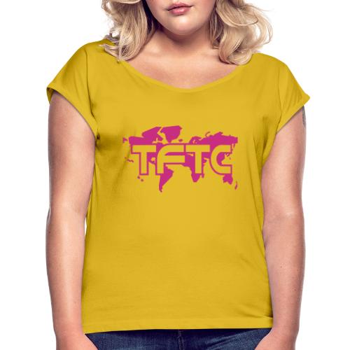TFTC - 1color - 2011 - Frauen T-Shirt mit gerollten Ärmeln