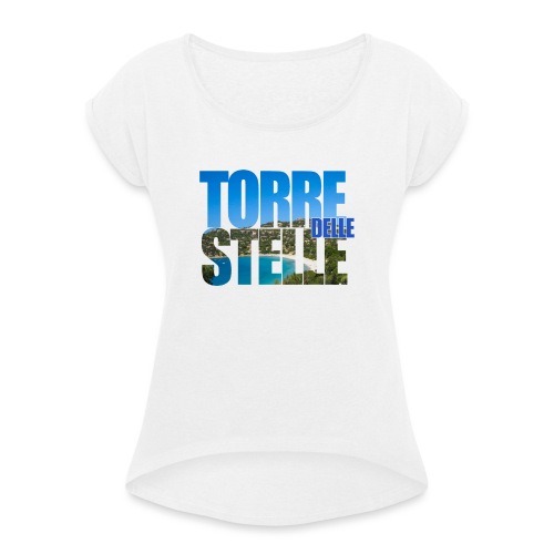 TorreTshirt - Maglietta da donna con risvolti