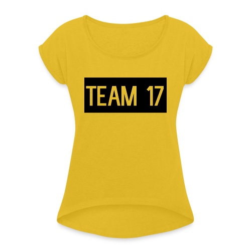 Team17 - Women's T-Shirt with rolled up sleeves