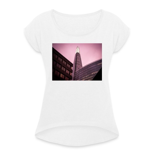 The Shard - Frauen T-Shirt mit gerollten Ärmeln