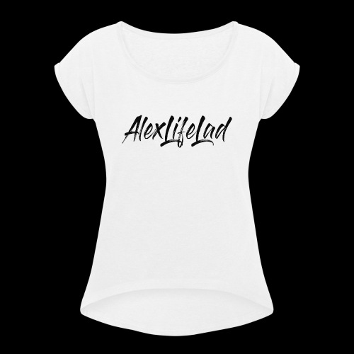 merch - Women's T-Shirt with rolled up sleeves