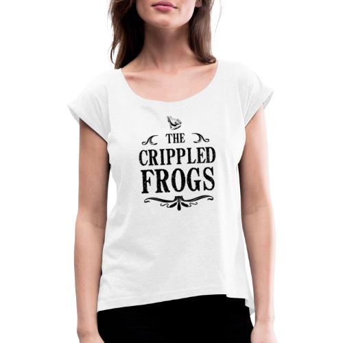 Logo The Crippled Frogs Black - T-shirt à manches retroussées Femme