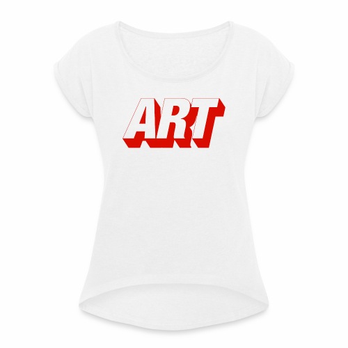 ART - T-shirt à manches retroussées Femme