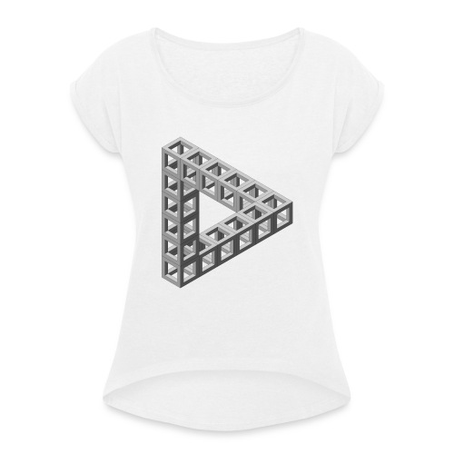 The Penrose - Women's T-Shirt with rolled up sleeves