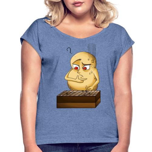 Abstract patate - T-shirt à manches retroussées Femme