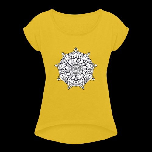 Mandala - Maglietta da donna con risvolti