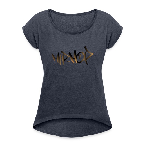 HIP HOP - Women's T-Shirt with rolled up sleeves