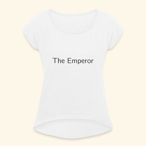 The Minimalist Tarot -The Major Arcana Series - Vrouwen T-shirt met opgerolde mouwen