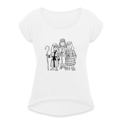 Shepherds - Women's T-Shirt with rolled up sleeves