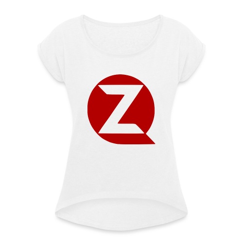 QZ - Women's T-Shirt with rolled up sleeves