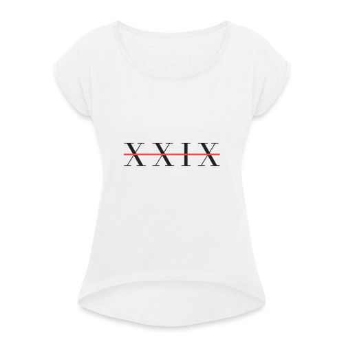 XIXX - Women's T-Shirt with rolled up sleeves