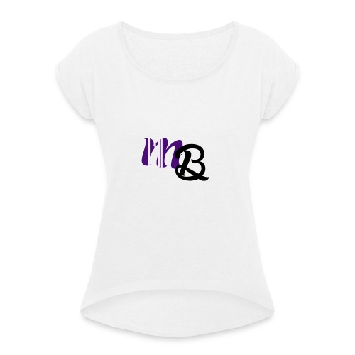 Youtube Merchandise Miranda Bos_YT - Women's T-Shirt with rolled up sleeves
