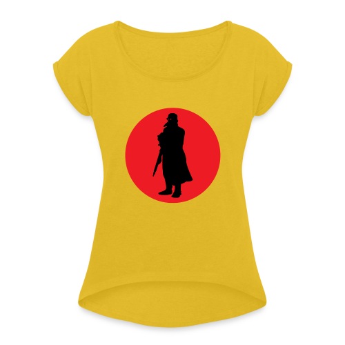 Soldier terminator military history army ww2 ww1 - Women's T-Shirt with rolled up sleeves