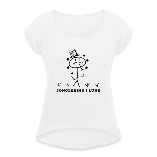 JongleringILund_herr - T-shirt med upprullade ärmar dam