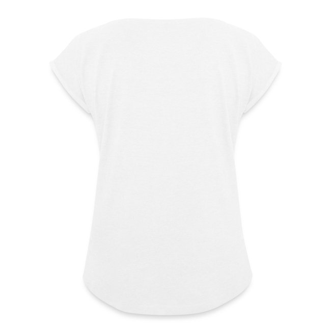 Vorschau: simple woman horse - Frauen T-Shirt mit gerollten Ärmeln
