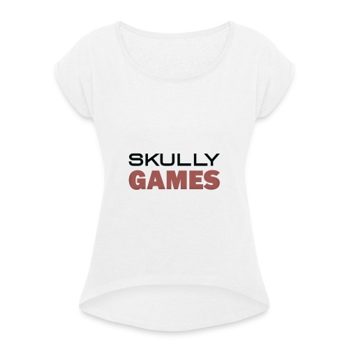 skullygames zomer editie - Vrouwen T-shirt met opgerolde mouwen