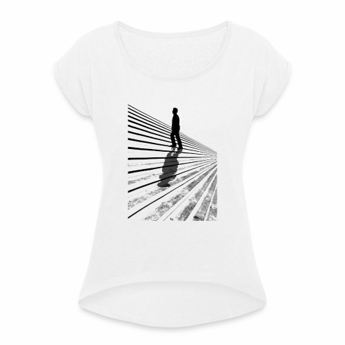 Stairs - Women's T-Shirt with rolled up sleeves
