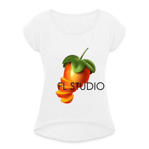 Sliced Sweaty Fruit - Women's T-Shirt with rolled up sleeves