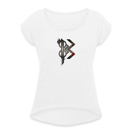 viking lettre B - T-shirt à manches retroussées Femme