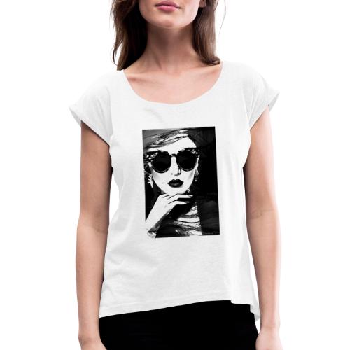 SIIKALINE SUNGLAS LADY - T-shirt med upprullade ärmar dam