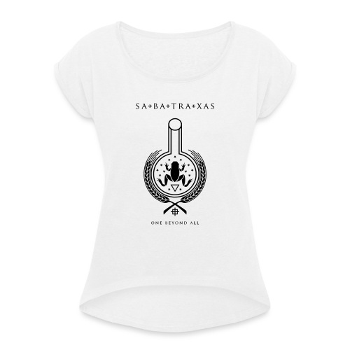 Sabatraxas - Women's T-Shirt with rolled up sleeves