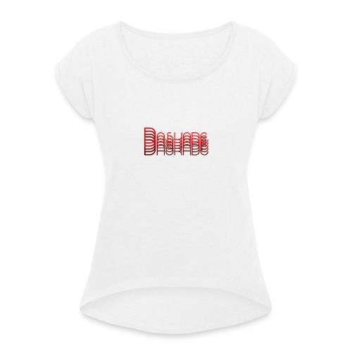 Daskade Overflow - Vrouwen T-shirt met opgerolde mouwen