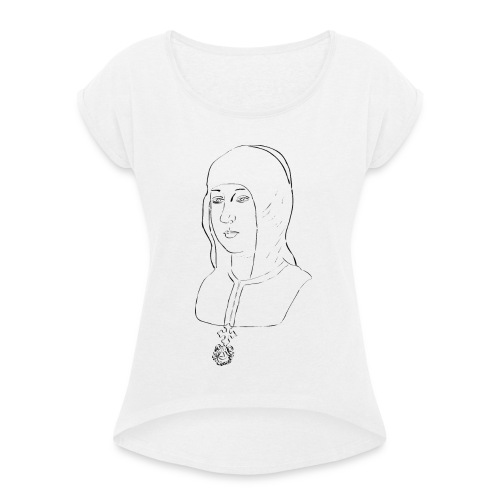 Isabel La Católica (cofia) - Camiseta con manga enrollada mujer
