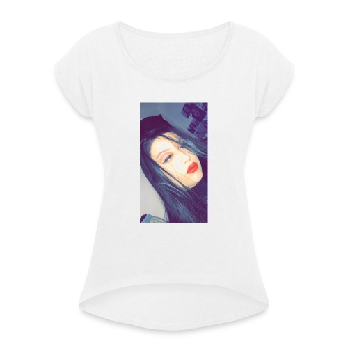 louisagrime - Frauen T-Shirt mit gerollten Ärmeln