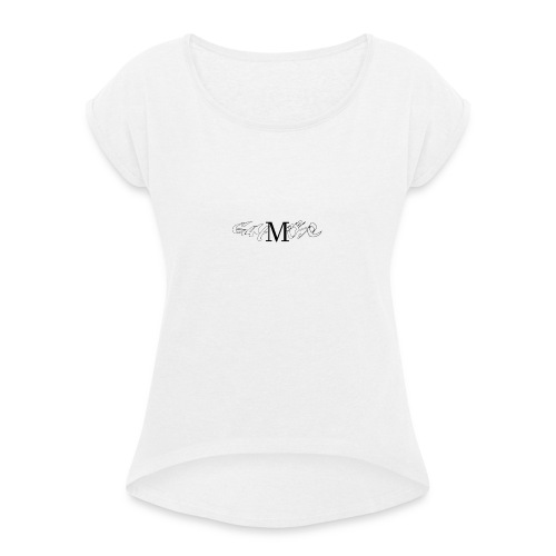 gmoese - Frauen T-Shirt mit gerollten Ärmeln