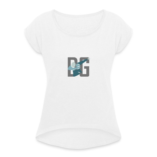 Original Dabsta Gangstas design - Women's T-Shirt with rolled up sleeves