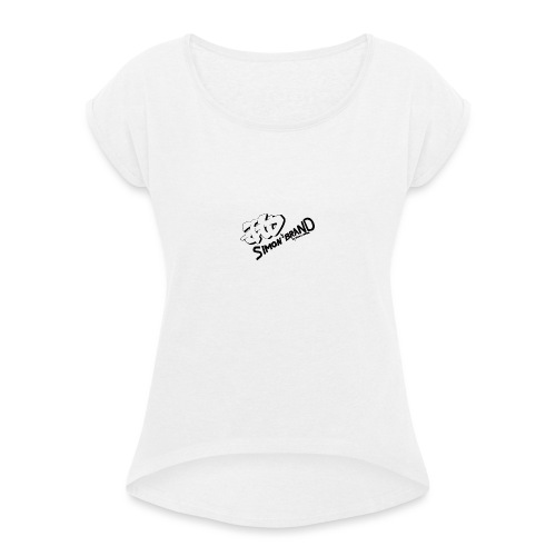 Simon's Brand - T-shirt à manches retroussées Femme