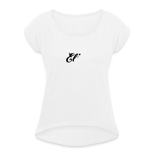 elite proflie pic 20177 - Women's T-Shirt with rolled up sleeves