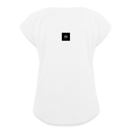 AVE Clothes - Naisten T-paita, jossa rullatut hihat