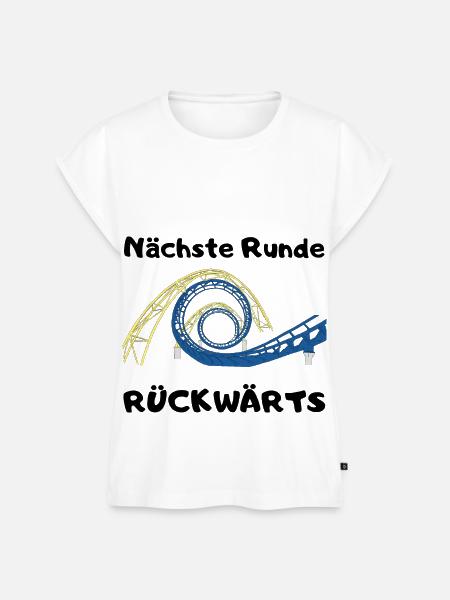 Nächste Runde rückwärts - Frauen Premium Bio Top -