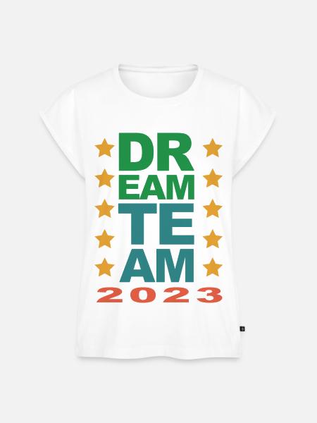 Dream Team 2023 - Frauen Premium Bio Top - Weiß