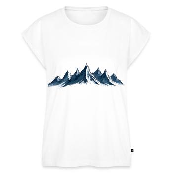 7 Summits Kosciuszko - Frauen Premium Bio Top - Weiß - Vorne - AI Model Female 172 light (172cm)