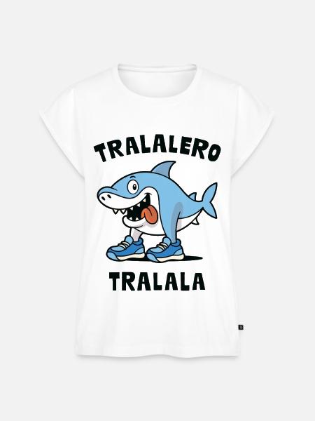 Tralaero Tralala - Frauen Premium Bio Top - Weiß