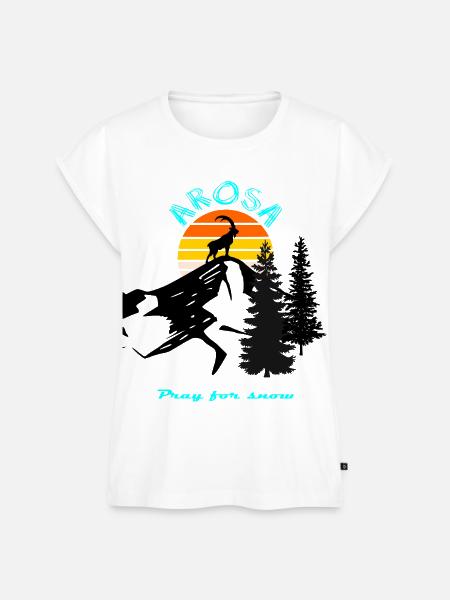Sunset - Frauen Premium Bio Top - Weiß